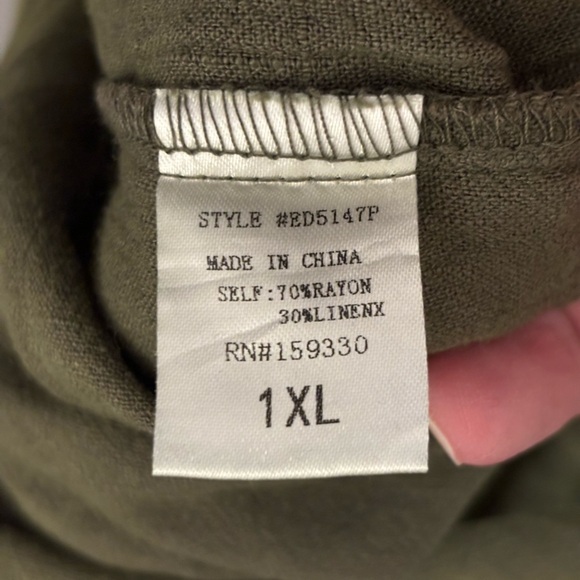 Washed Gauze Ruffled High Neck Dress by Heyson - Picture 11 of 13